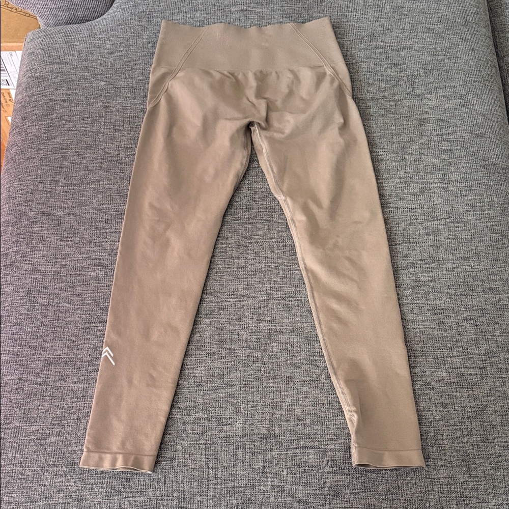 Oner Active High-Rise Leggings in Taupe Beige